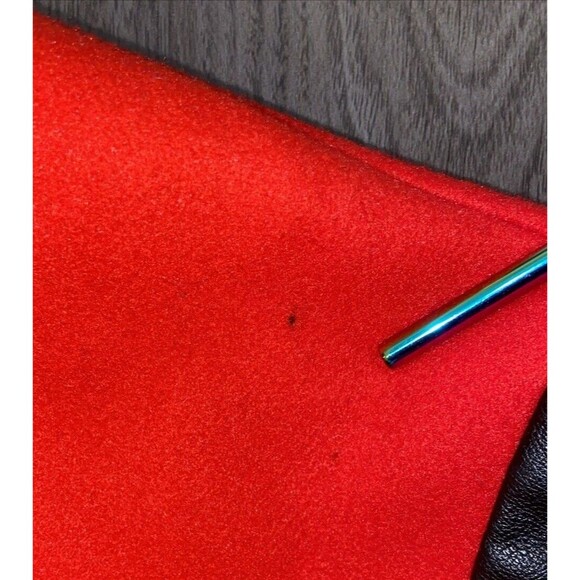 Hello Kitty Sanrio Forever 21 Men's Black Red Letterman Varsity Jacket X-Large - Picture 13 of 14